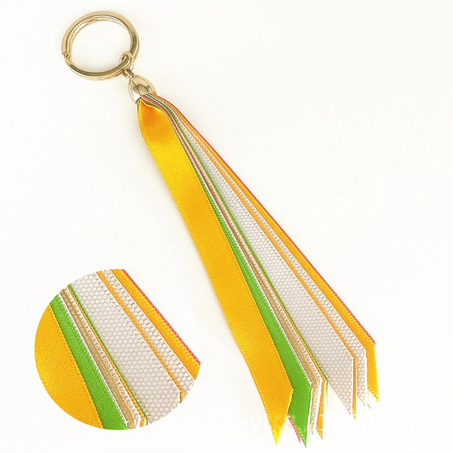 Key Ring W/ Thumb Hook & Ribbons 5