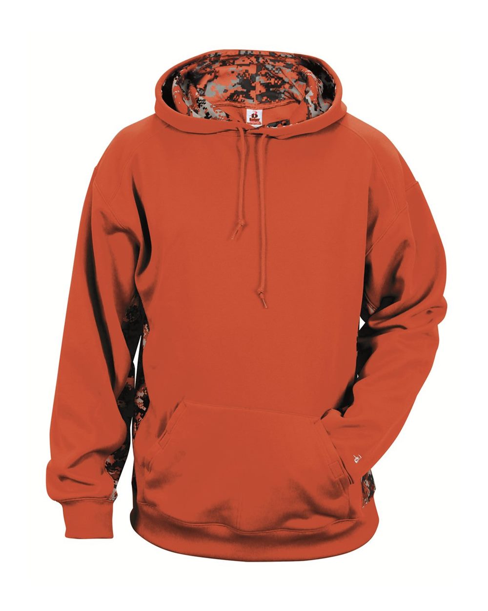 Youth Digital Camo Colorblock Performance Fleece Hooded Sweatshirt - 2464 35