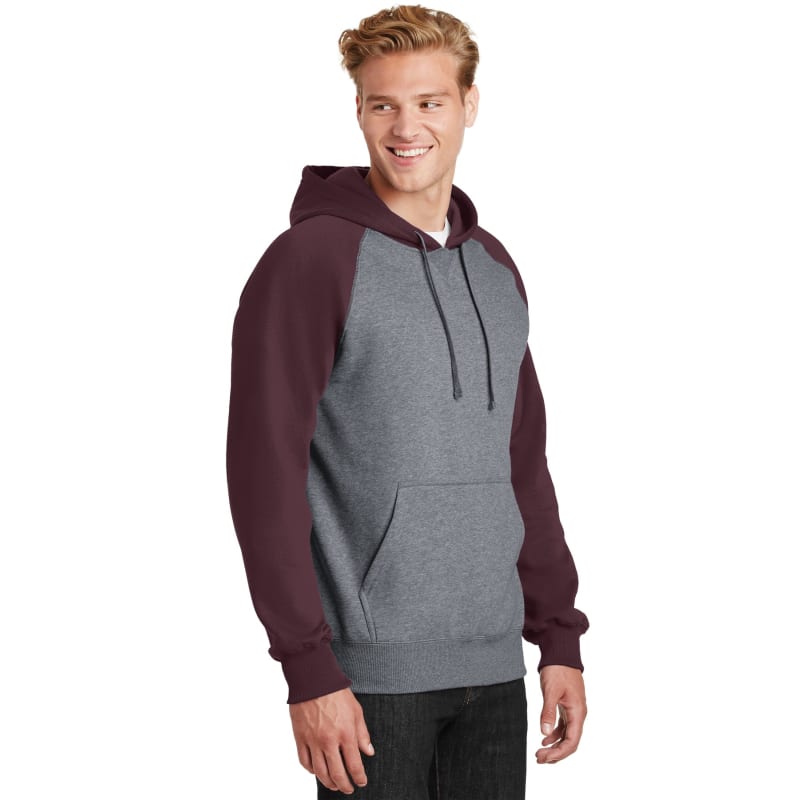 Sport-Tek Raglan Colorblock Pullover Hooded Sweatshirt., custom hoodie or sweatshirt with logo imprint 15