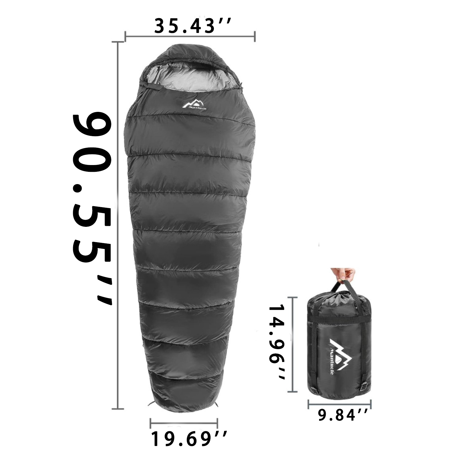 Camping Nylon Waterproof Heated Sleeping Bag 3