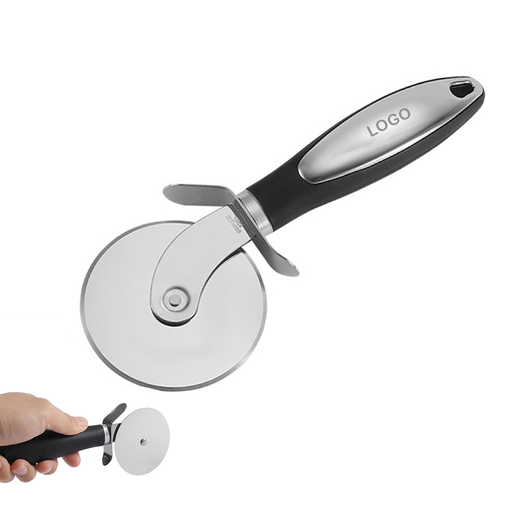 MOQ 50 Premium Pizza Cutter Stainless Steel 2