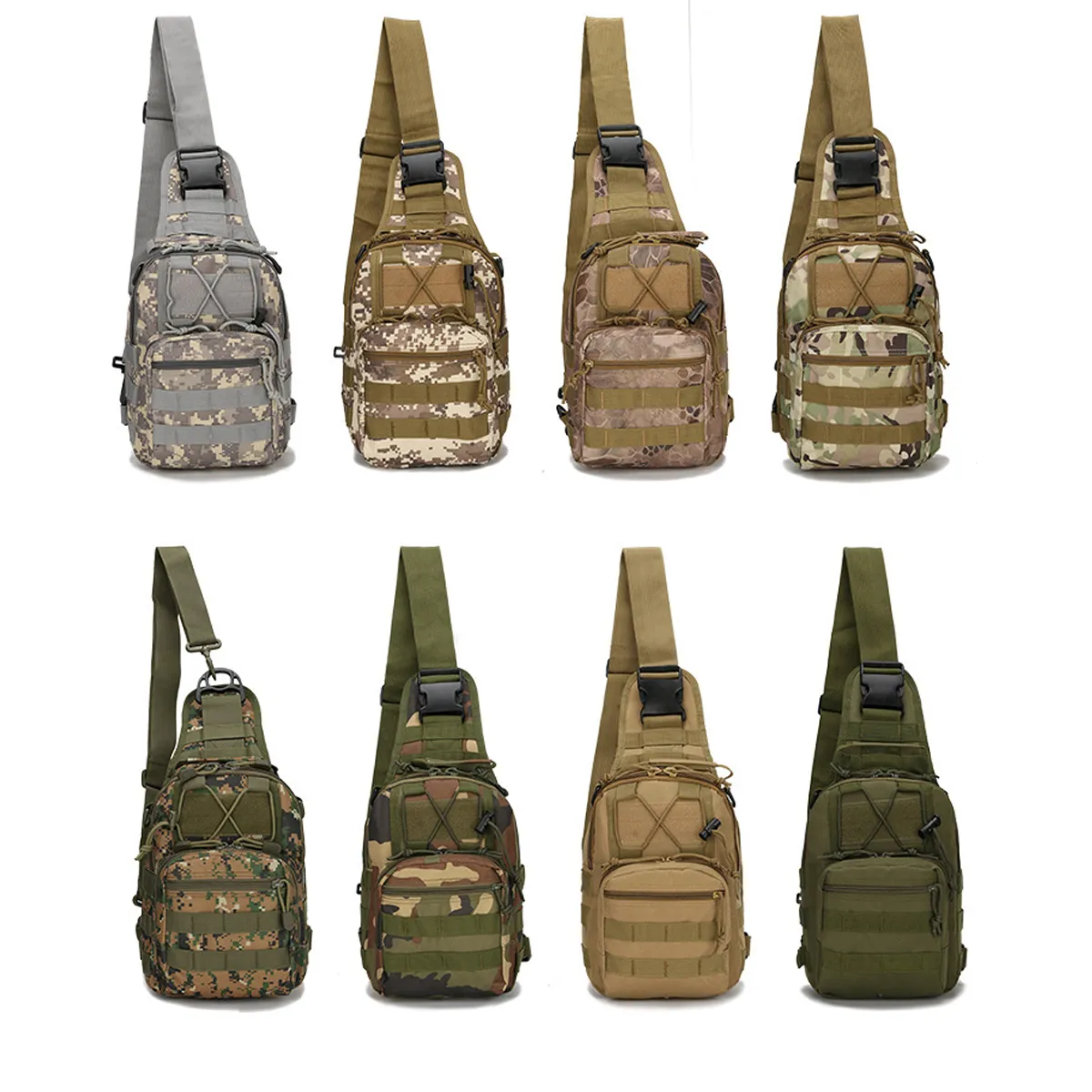Compact Sling Shoulder Bag for Range Travel Hiking Sports 9