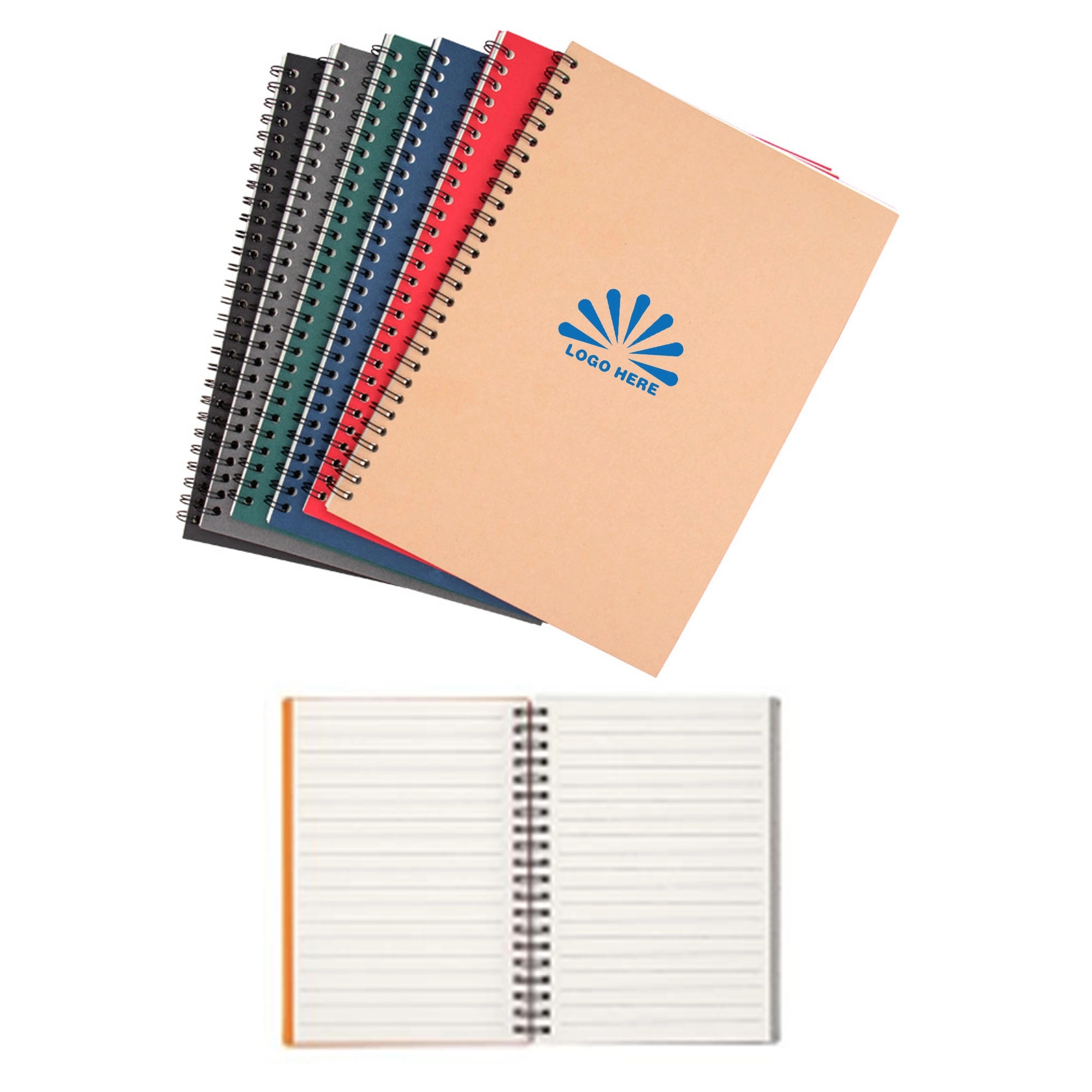 Cardboard Spiral Notebook 4