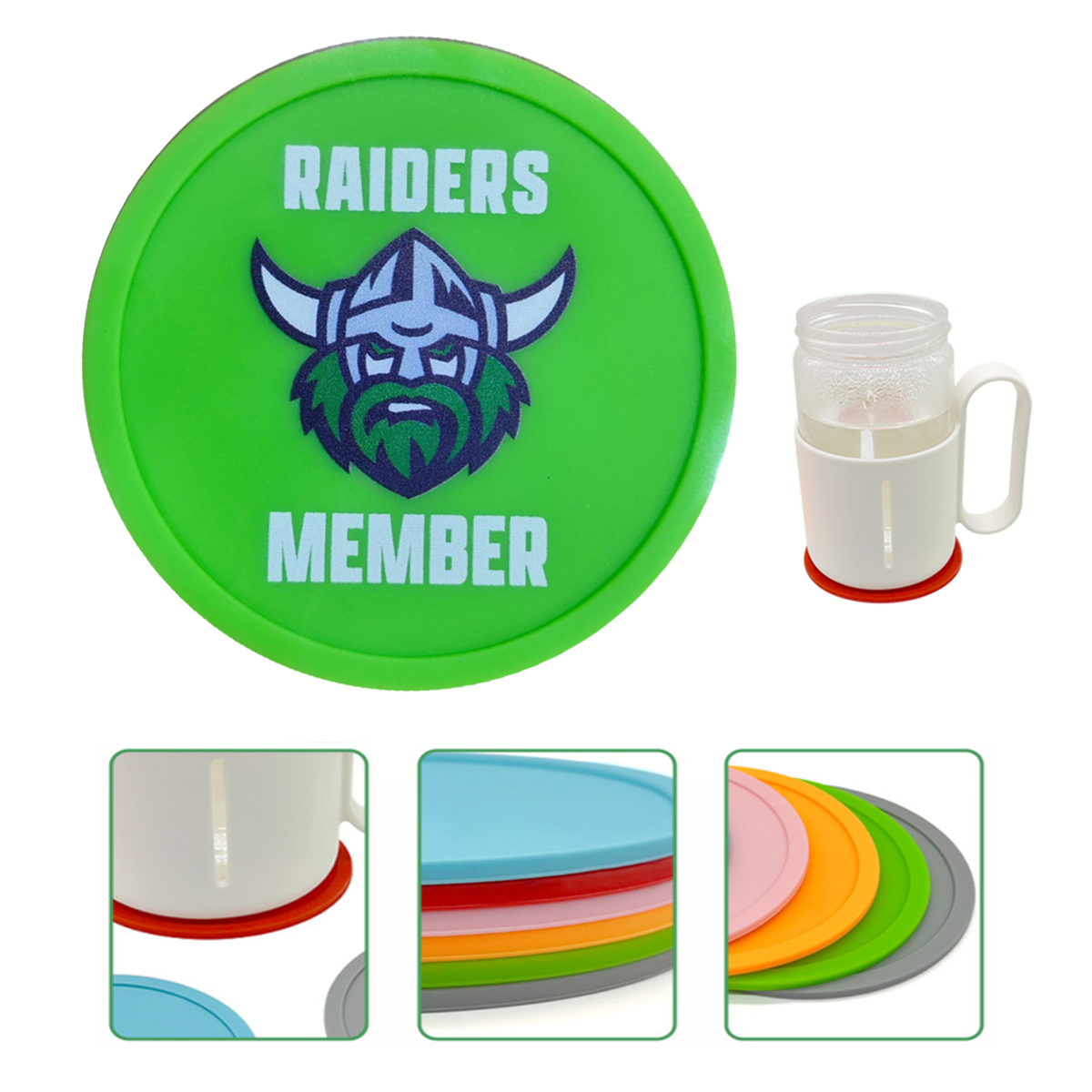 Heat Resistant Waterproof Silicone Drink Cup Coaster 3