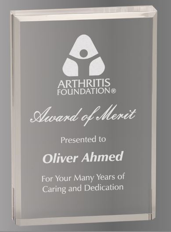 Regis Beveled Acrylic Award 1