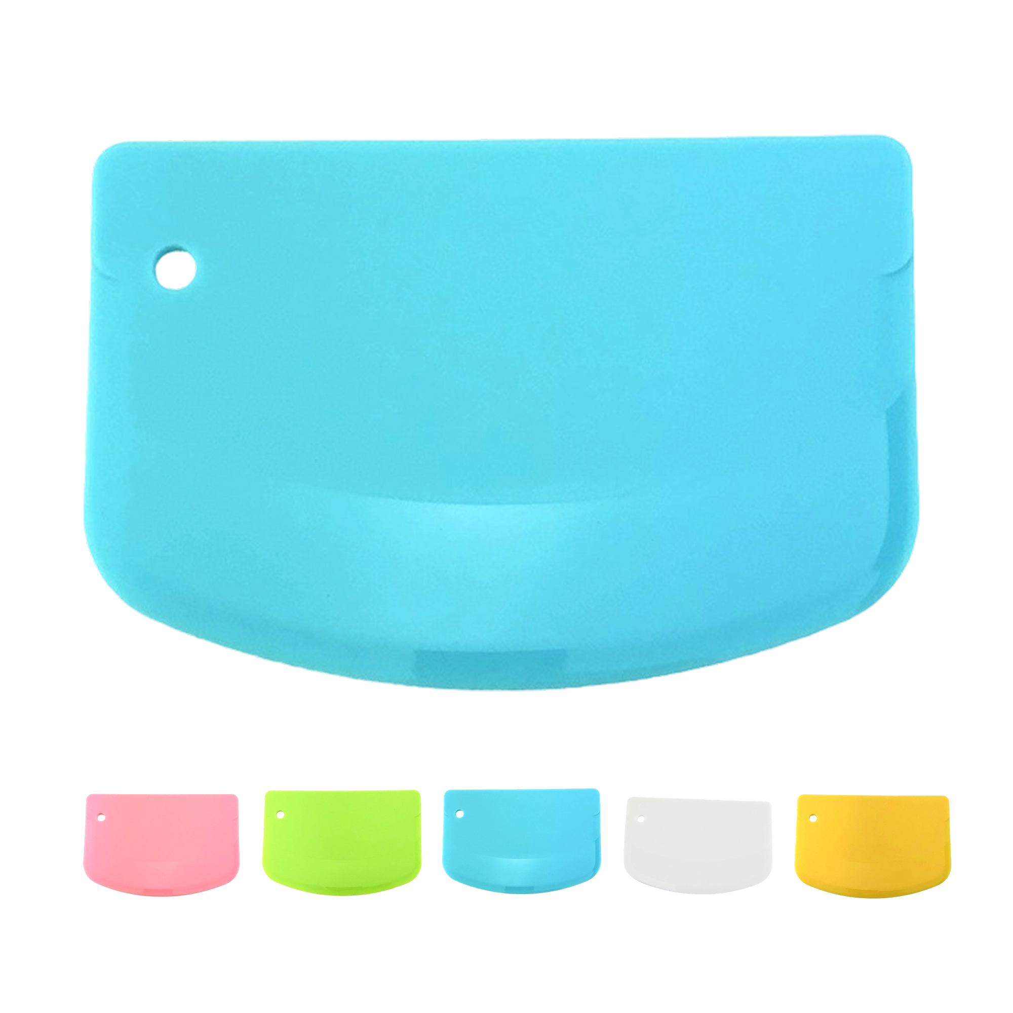 Food Grade PP Dough Scraper 5.3" Length x 3.6" Width 4