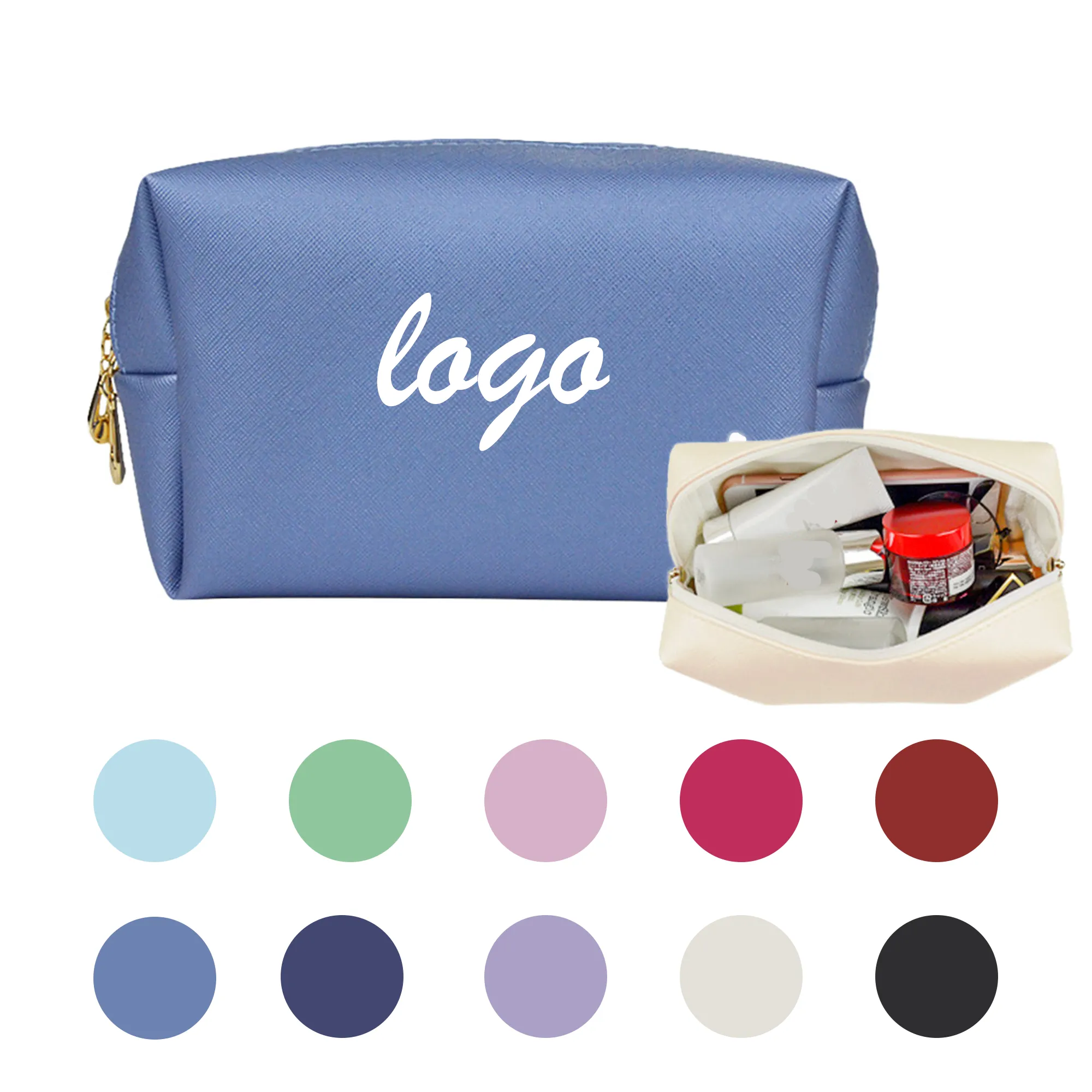 Pu Leather Makeup Multifunctional Cosmetics Bag 3