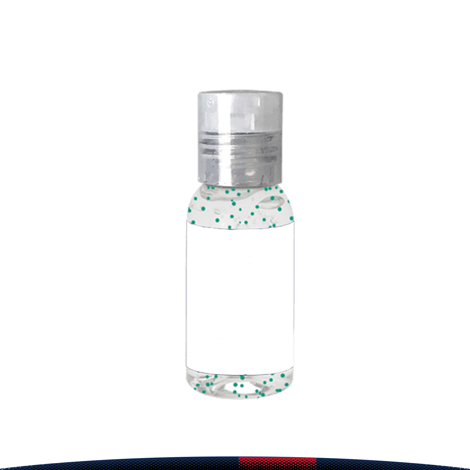 1 oz. Fitzroy Clear Round Bottle Moisture Bead Sanitizer 1