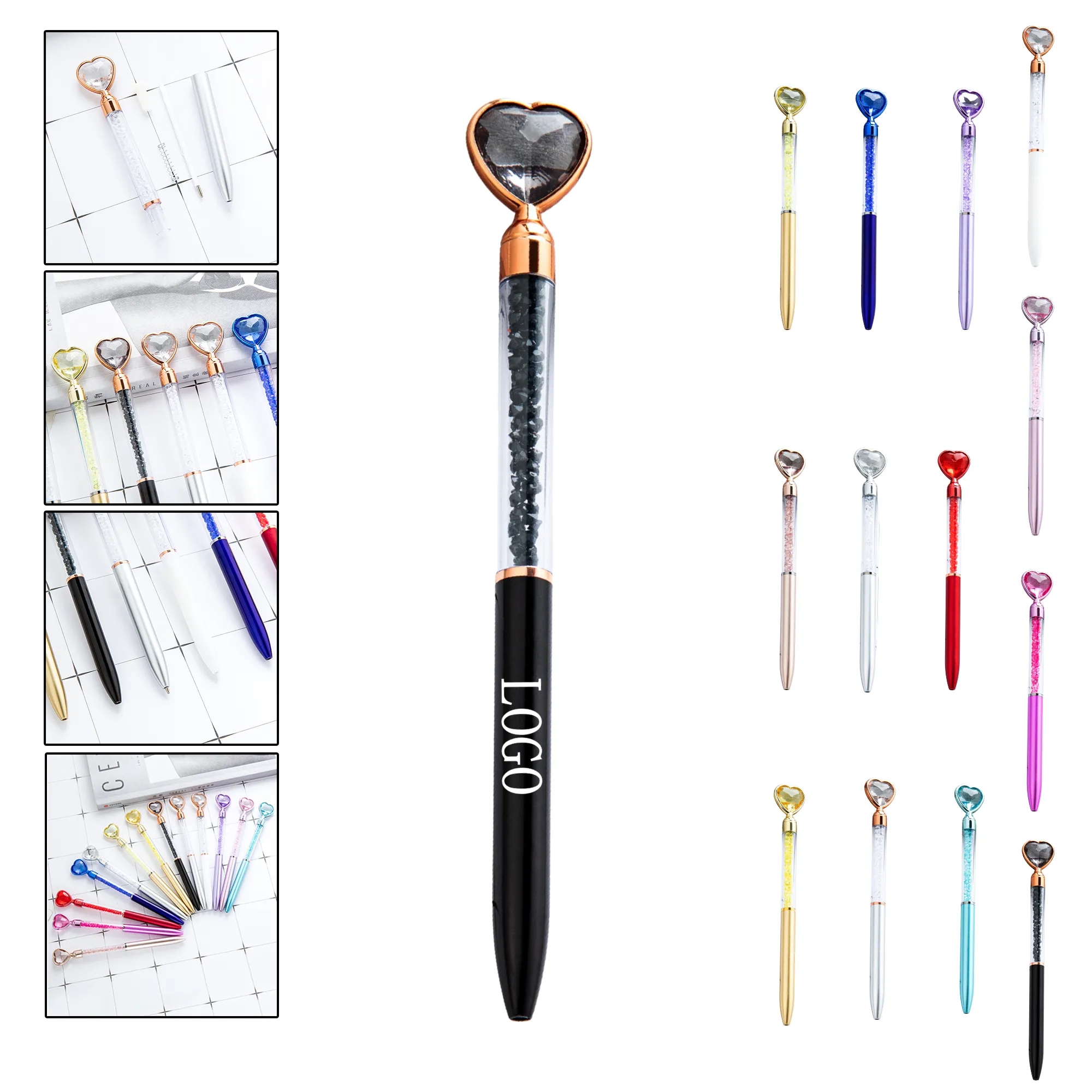 Colorful Crystal Ballpoint Pen 12