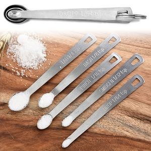 5 In 1 Stainless Steel Measuring Spoon Set 18