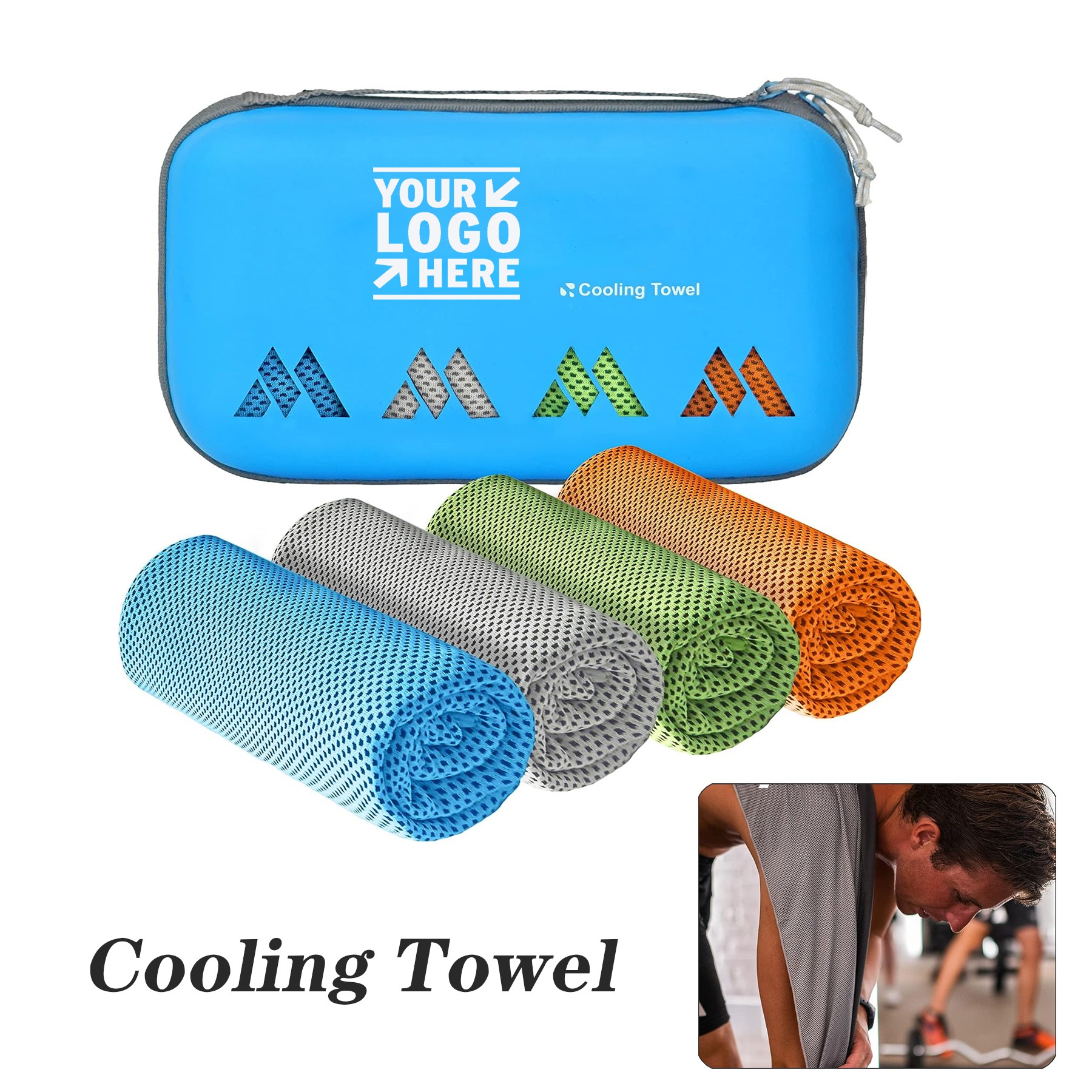 Quick Dry Ultra Soft Microfiber Compact Gym Towel for Hiking Yoga Travel Sports Backpack 2
