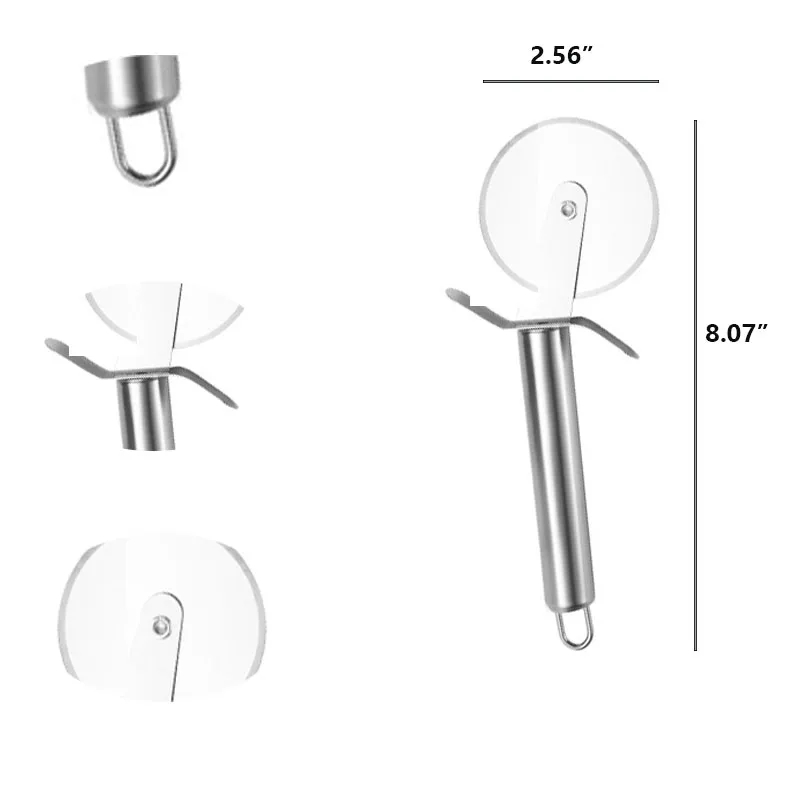 Stainless Steel Pizza Cutter 1