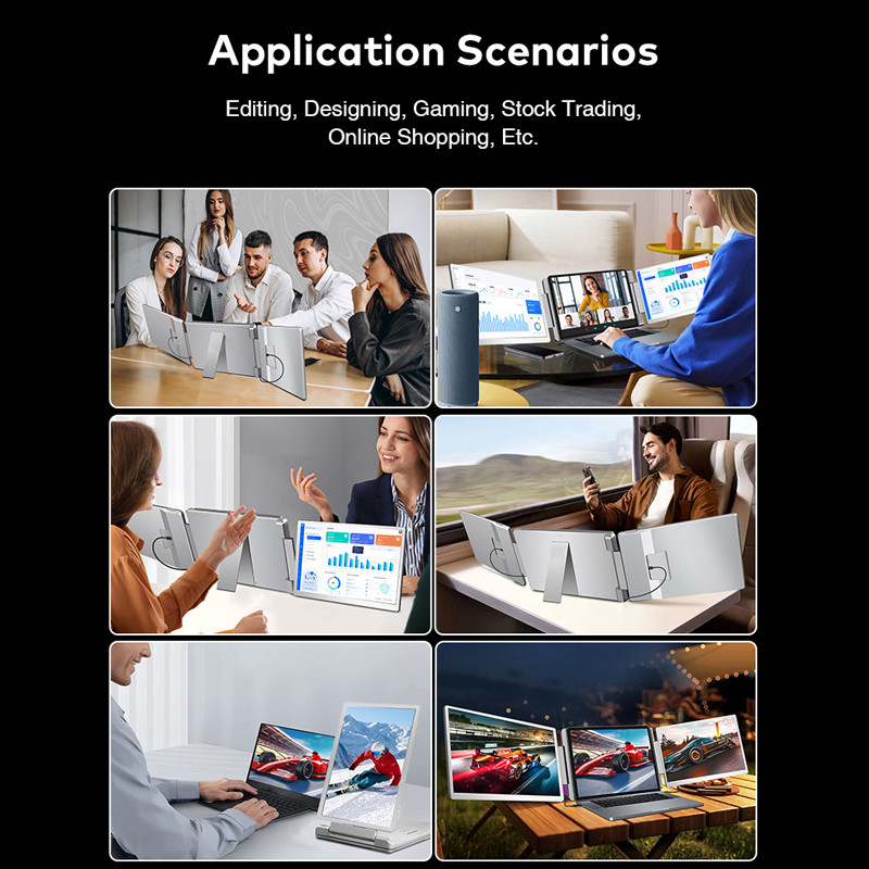 Laptop Trio Monitor Extender 2