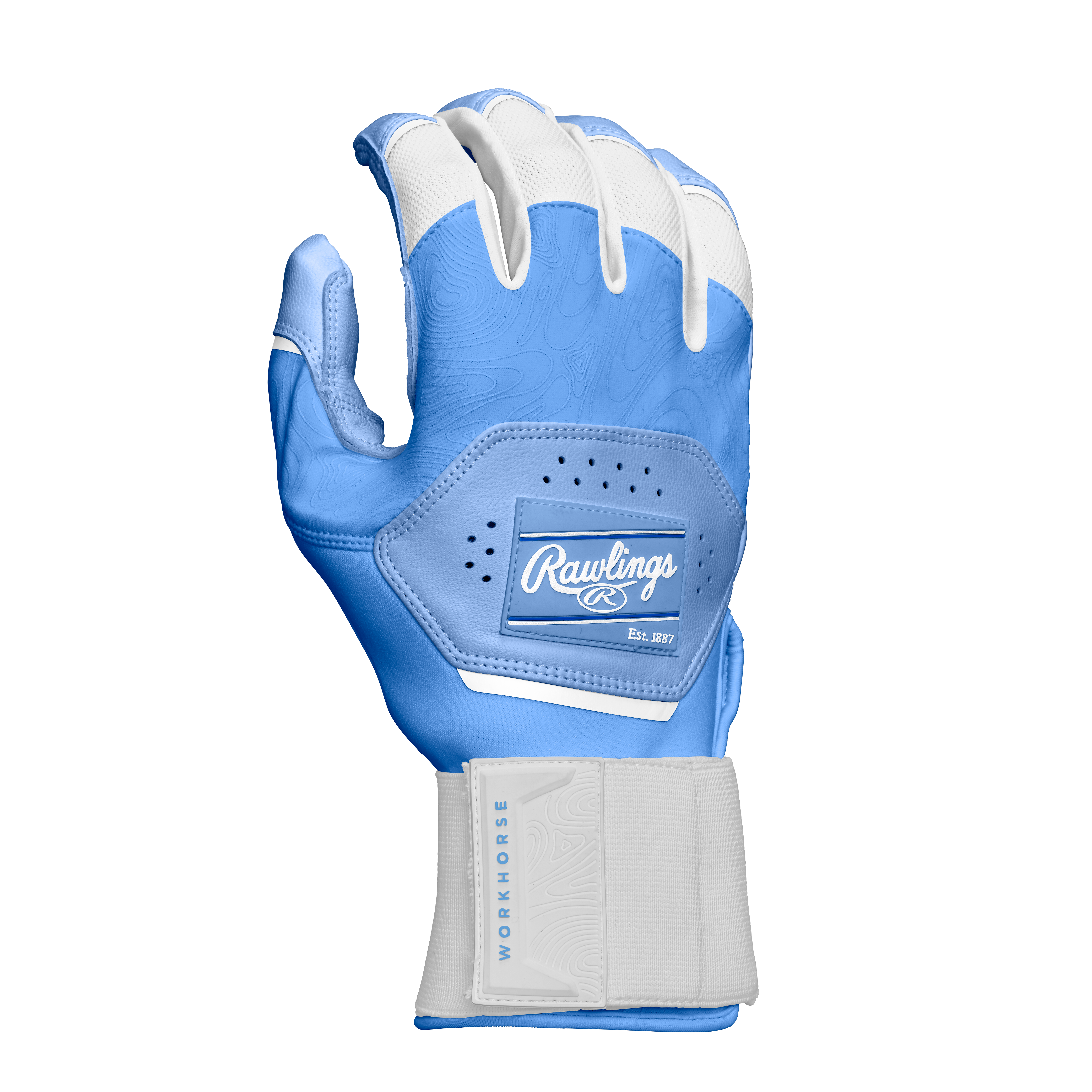Rawlings Workhorse Compression Strap Batting Gloves 2