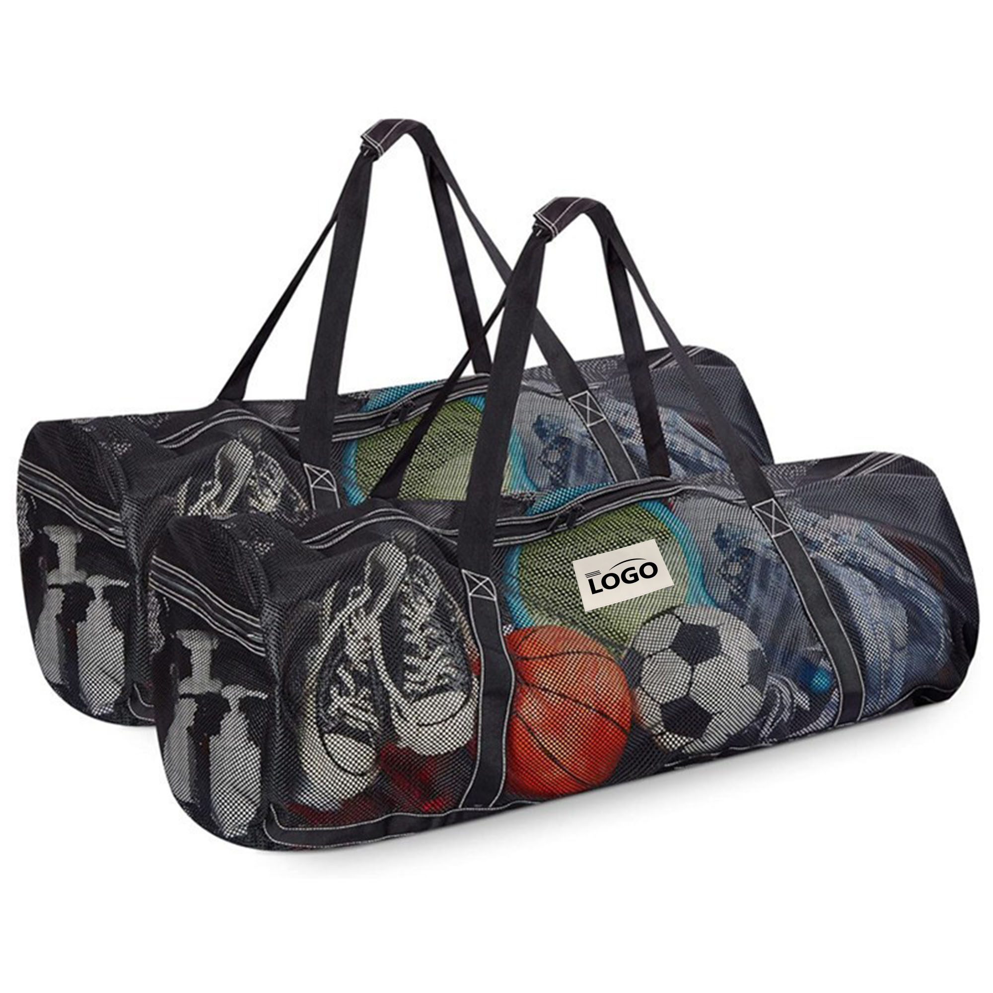 Large Mesh Dive Bag with Zipper Pockets 4