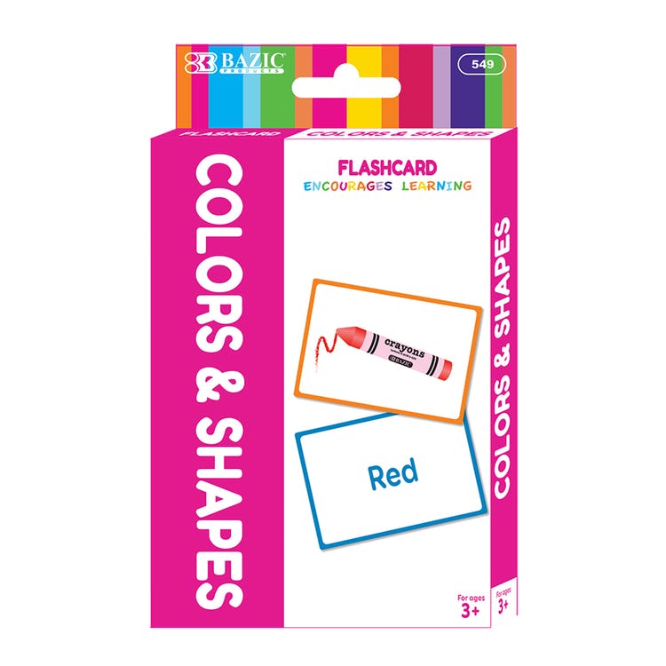 Colors & Shapes Preschool Flashcards 1