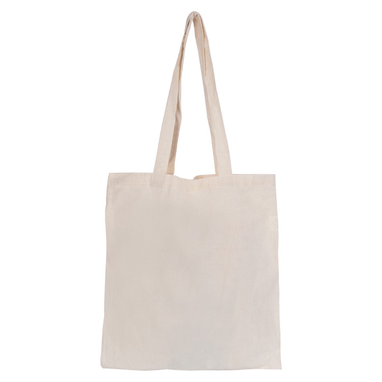 Calico Bag no Gusset, custom tote bag with logo imprint 3