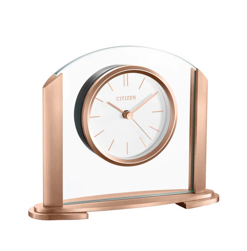 Citizen Clock with Rose Gold Accents  7"x6" Tall 2