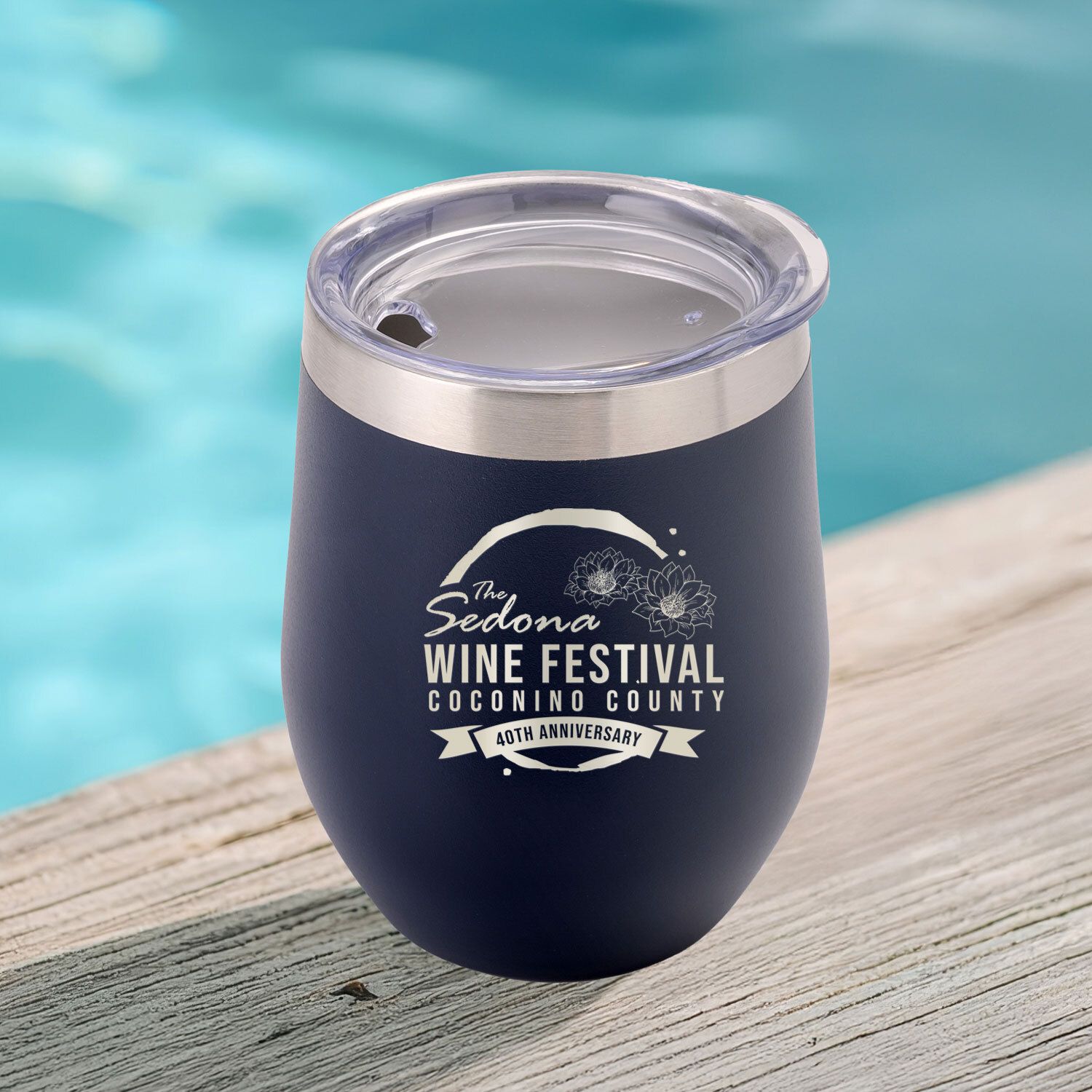 CRUISE STAINLESS STEEL WINE TUMBLER 12 OZ