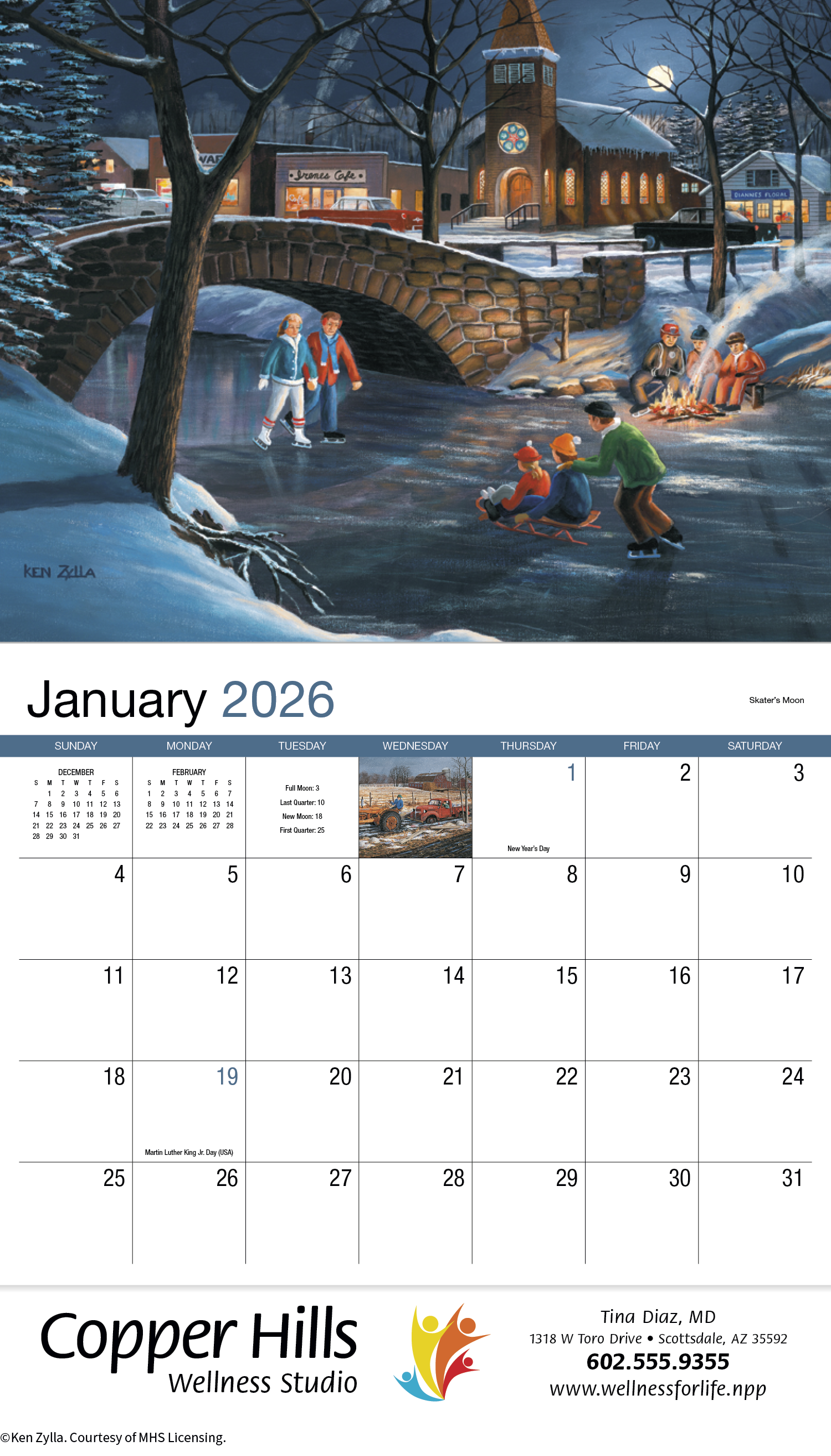 HotLine® Products America Remembered Appointment Calendar - Stapled 35