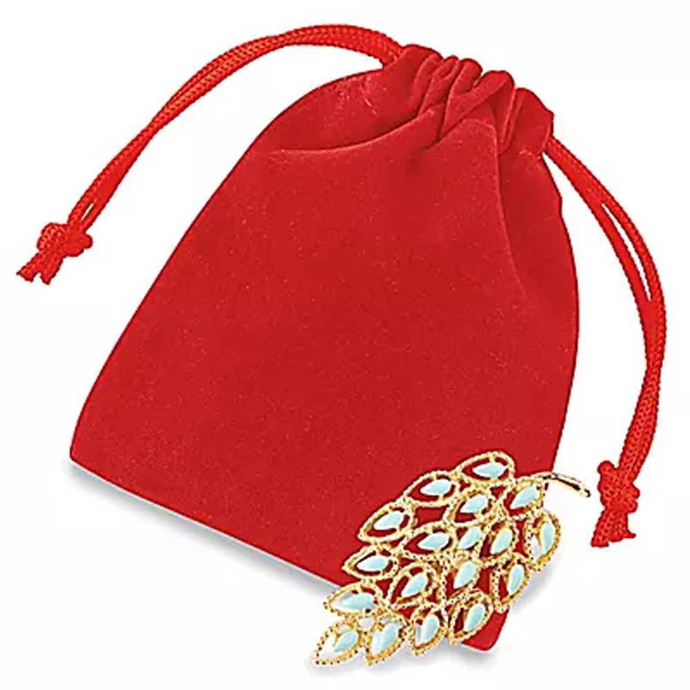 3" x 4" DELUXE VELVET DRAWSTRING POUCH. 10