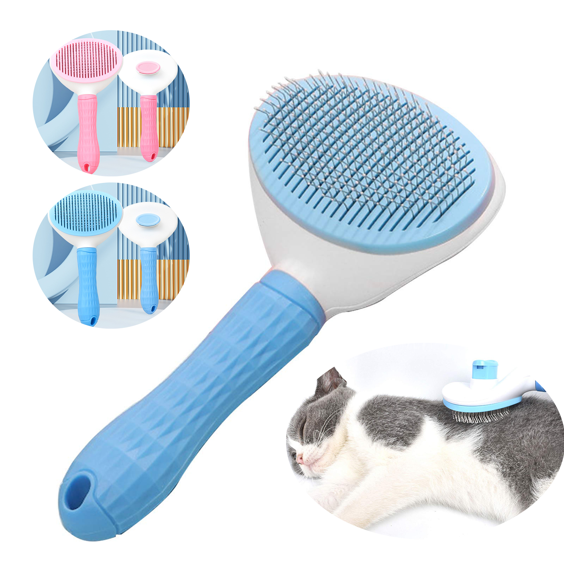 Soft Slicker Cat Brush 1