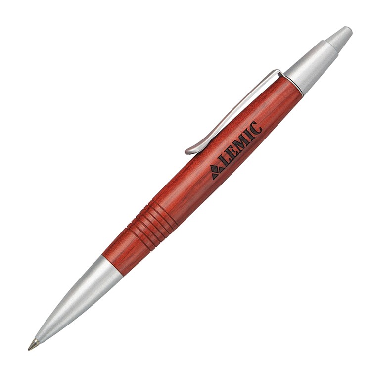 Ava Wood Click Action Ballpoint 2