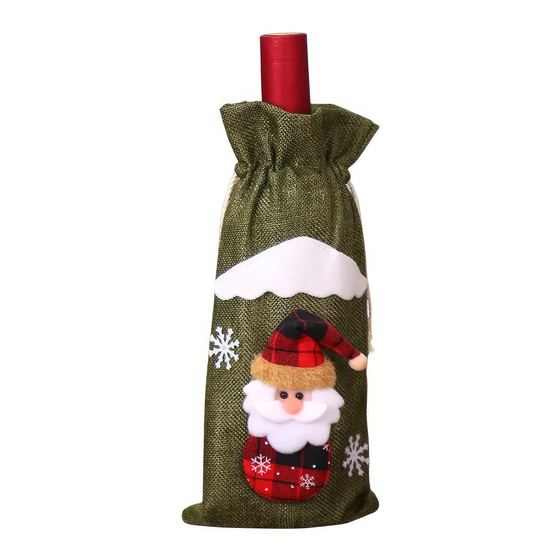 Christmas Wine Bottle Cover 5