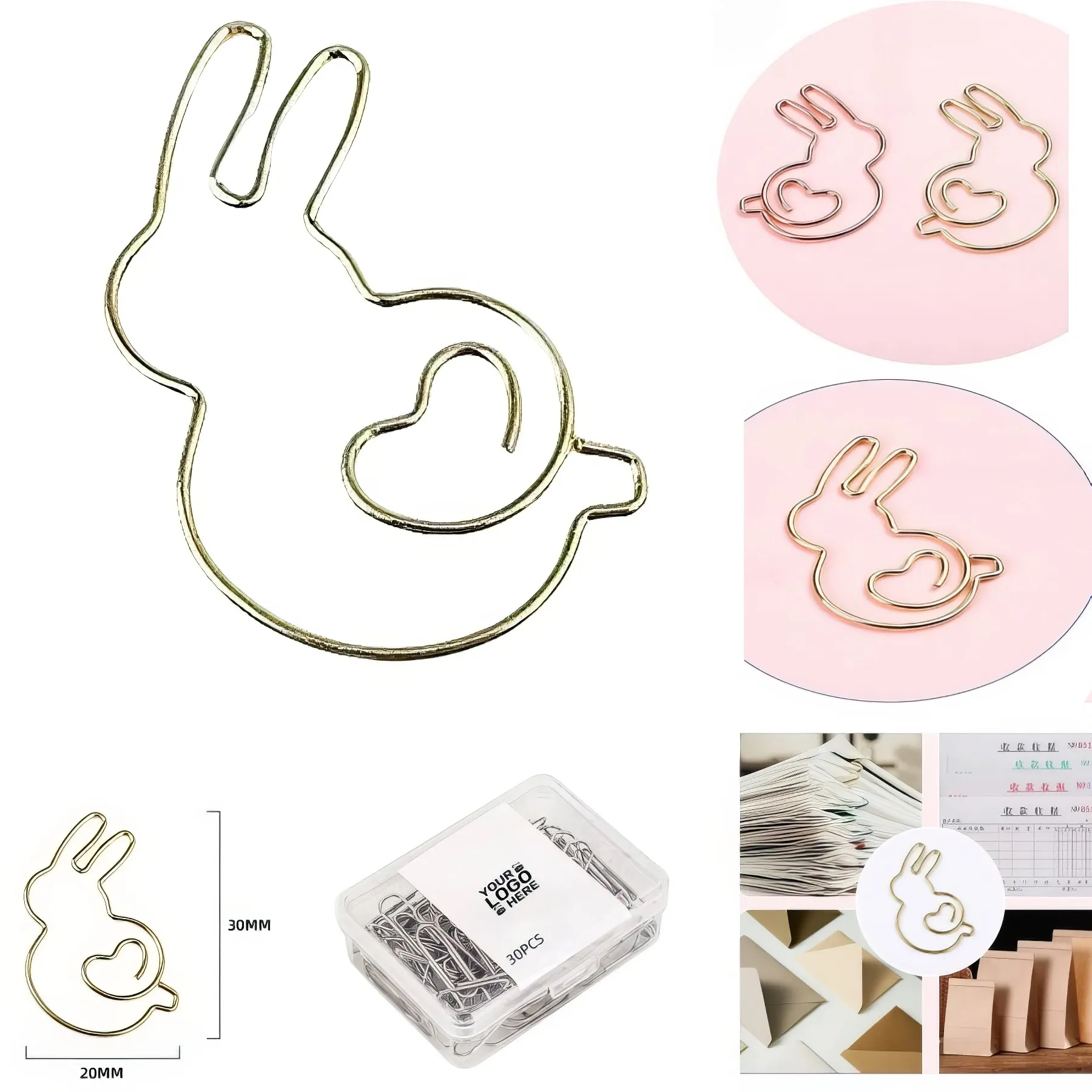 Rabbit Paper Clip 2