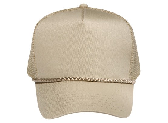 OTTO CAP® 5 Panel Mid Profile Mesh Back Trucker Hat 6