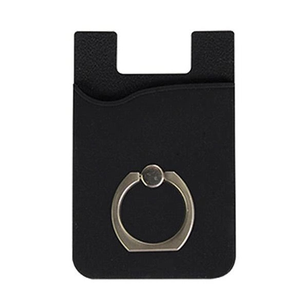 Silicone Phone Card Holder with Ring Stand 3