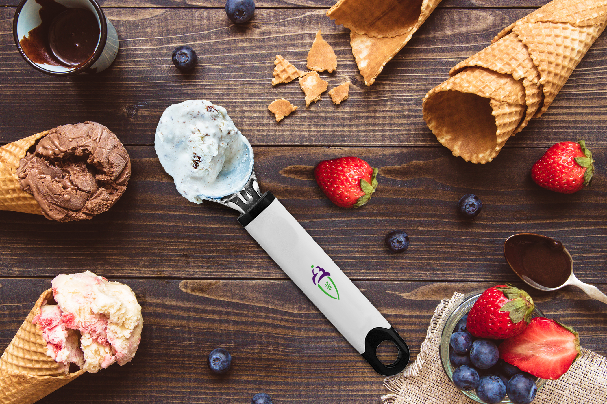 Metal Ice Cream Scoop 3