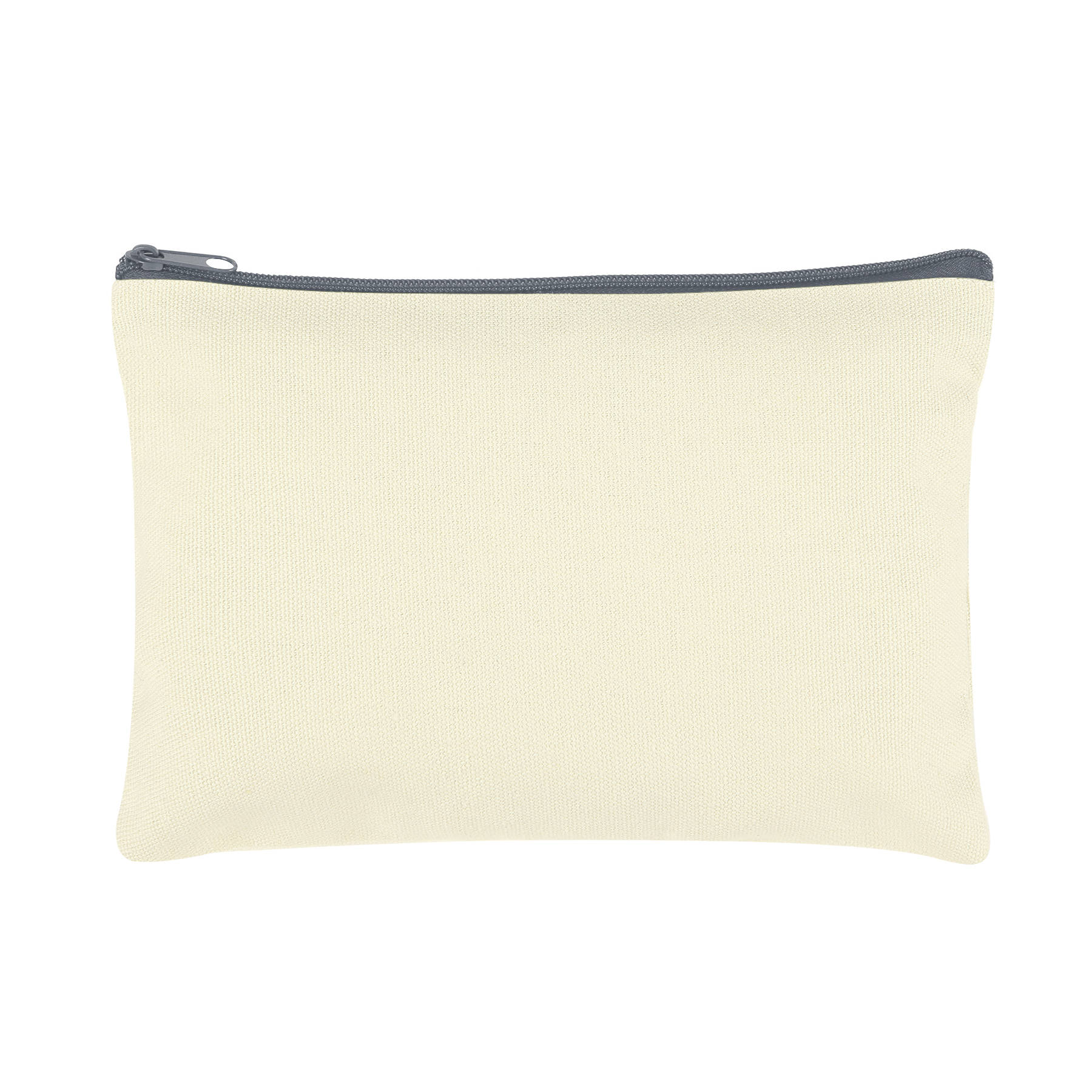 9" x 6" Cotton Canvas Zipper Pouch 22