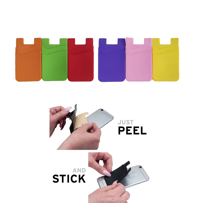 Double layer Silicone Phone Wallets 1