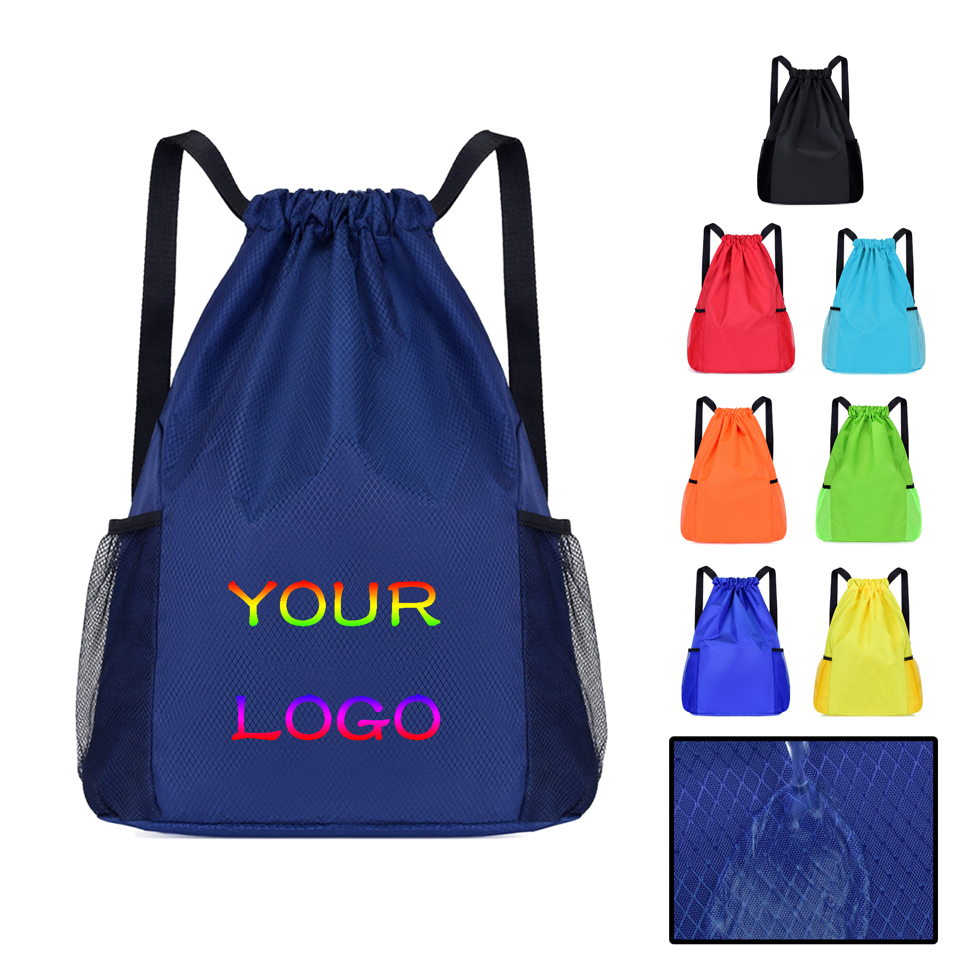MOQ 10 PCS Custom Drawstring Bag 2