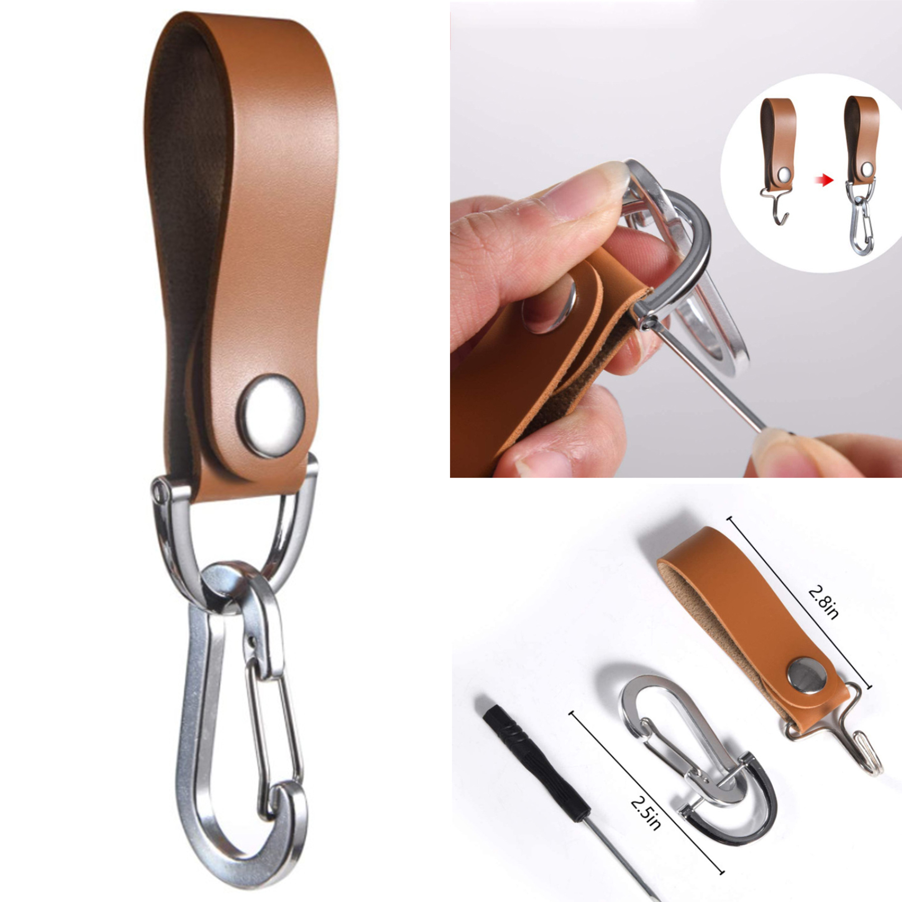 Leather Belt Key Organizer 2