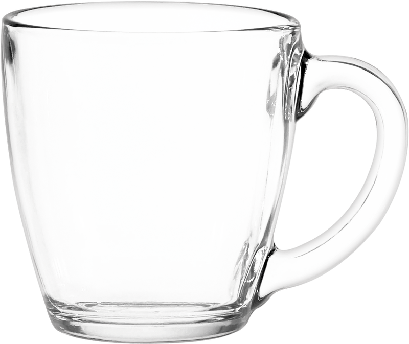 16 oz. Glass Bistro Coffee Mug 53