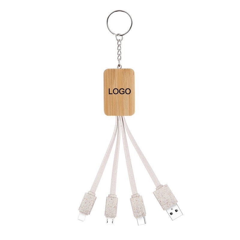 Degradable Bamboo Charging Cables 2