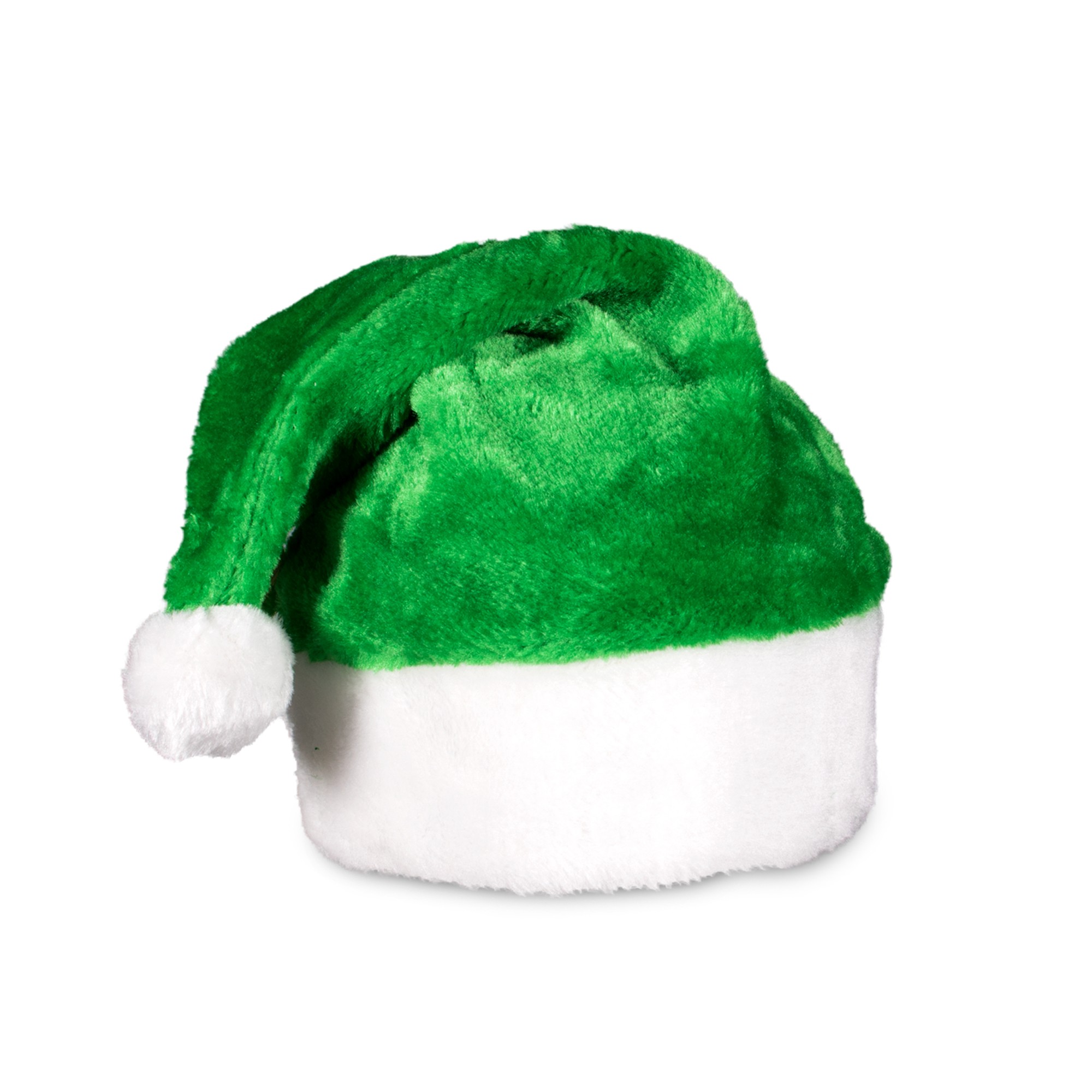 Green Plush Santa Hat (Blank) 5