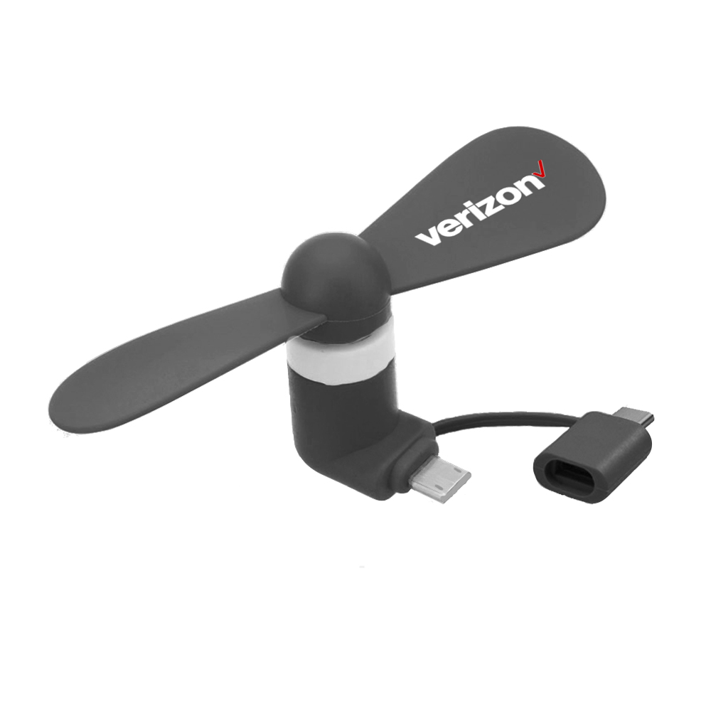 Cell Phone Fan for iPhone, USB-C & Micro-USB phones 6