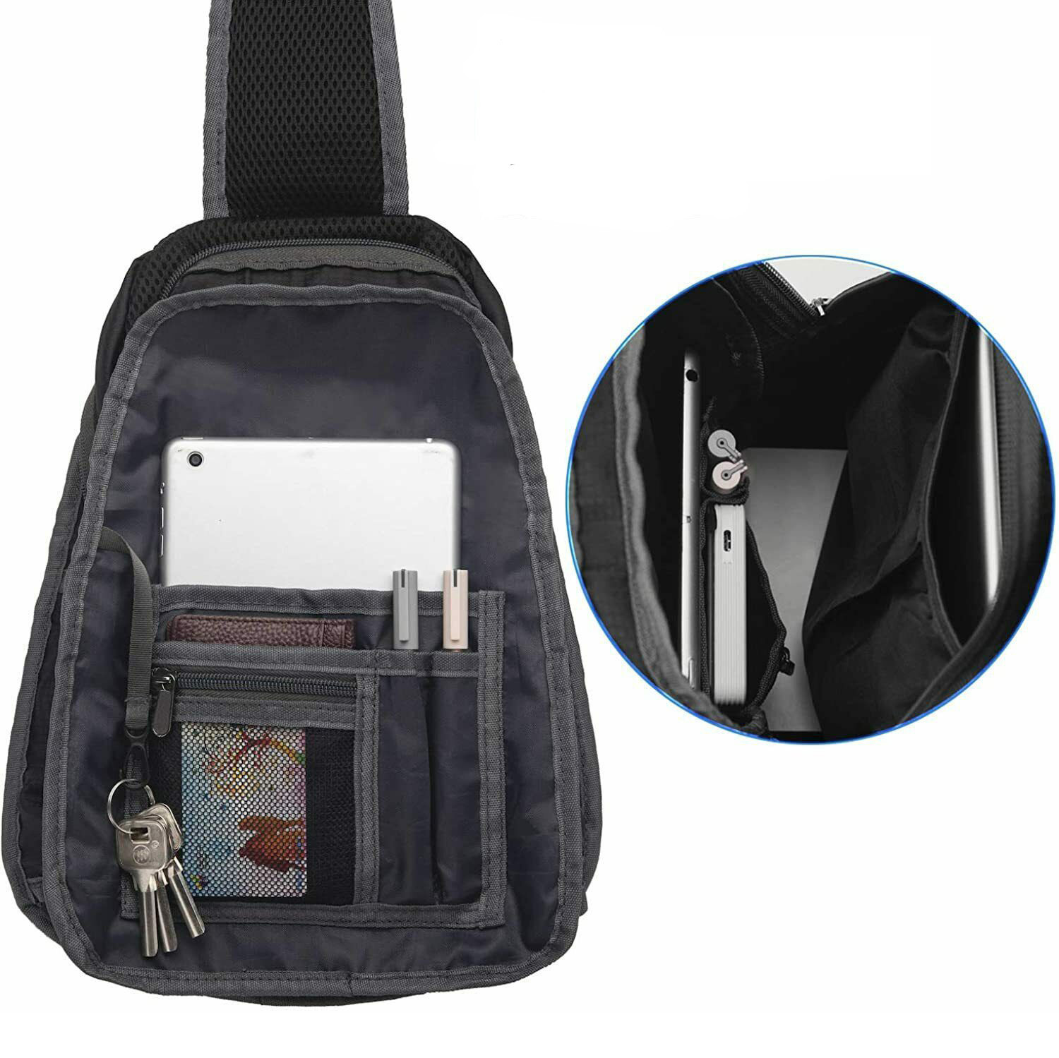 Waterproof Casual Sling Backpack 7