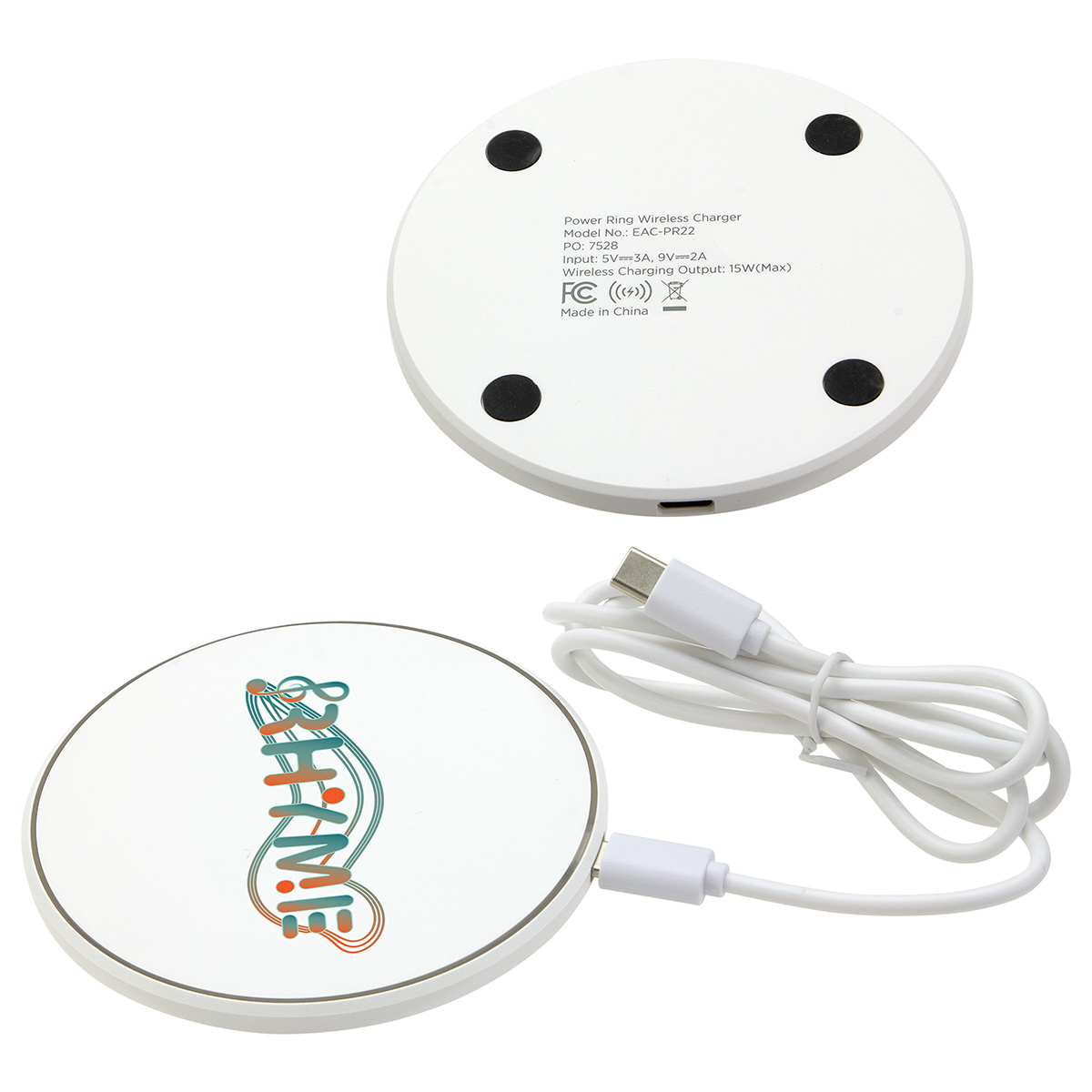 Power Ring 15W Wirelesss Charger with Ambient Light 2