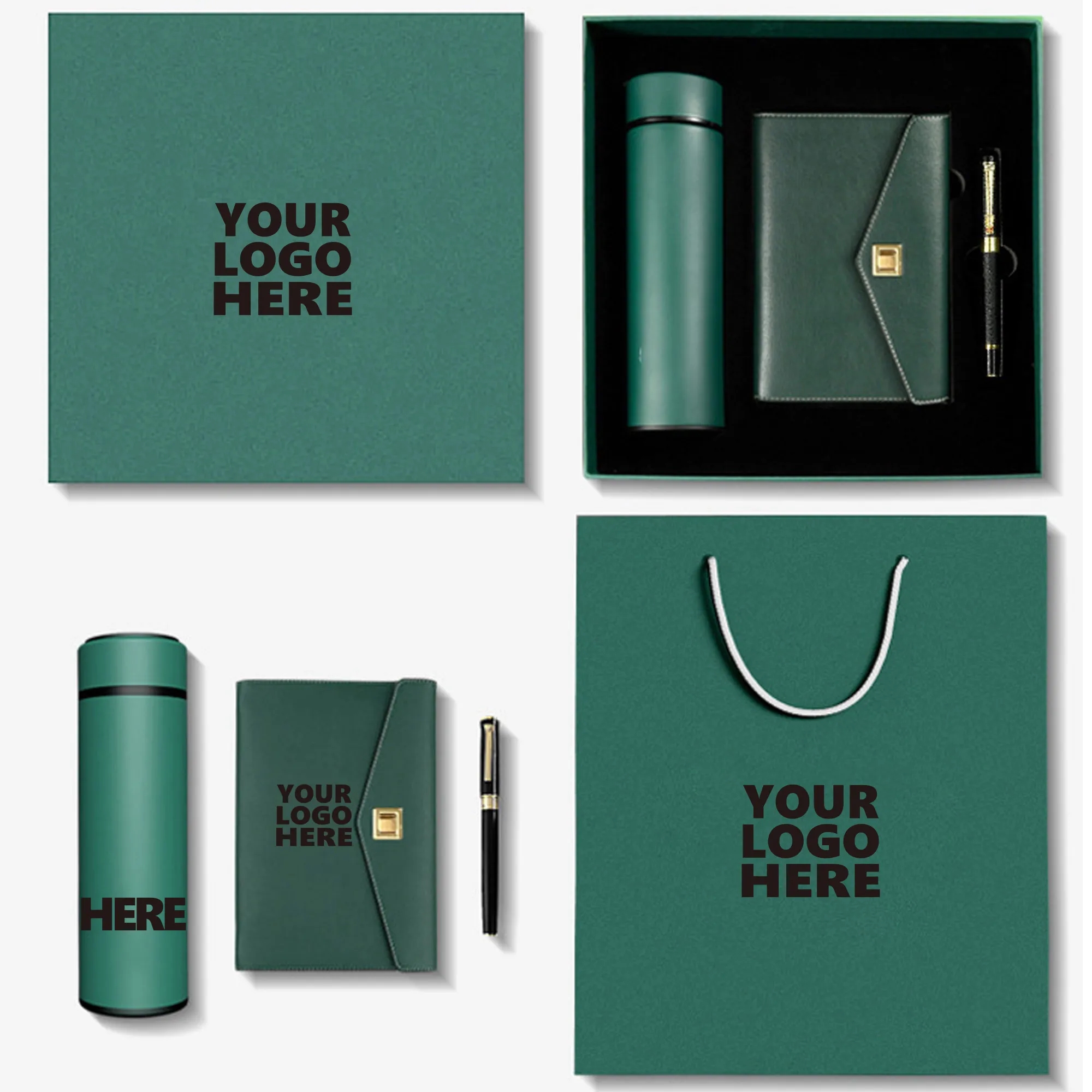 MOQ 20PCS 3Pcs Business Gift Set Notebook 3