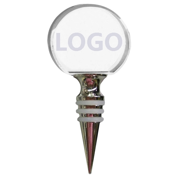 Circle crystal Wine bottle Stopper 2