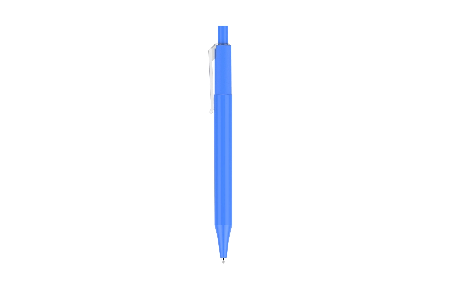 Rainbow Plastic Pens with clear clip 7