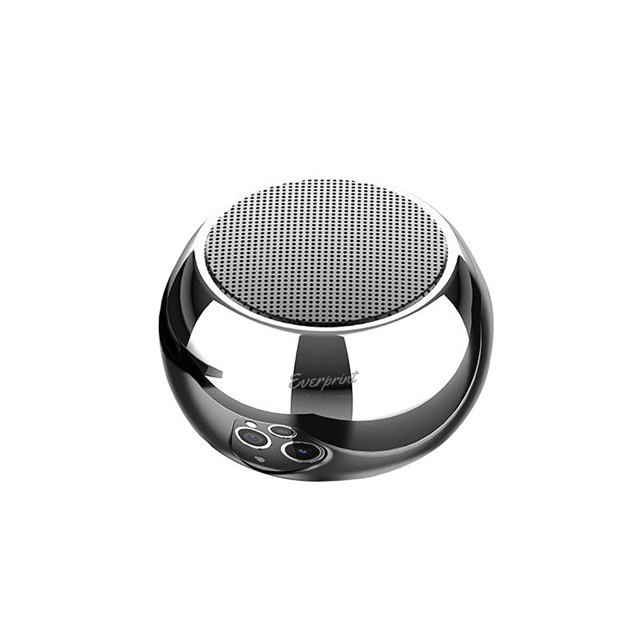 Mini Metallic Wireless Portable Round Speakers 7