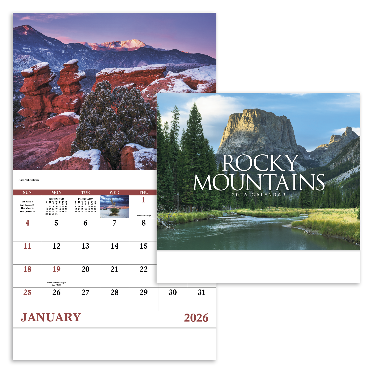 Good Value™ Rocky Mountains - Stapled Calendar