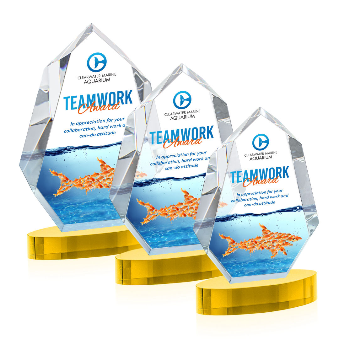 Norwood VividPrint™ Award on Alberton Base - Gold