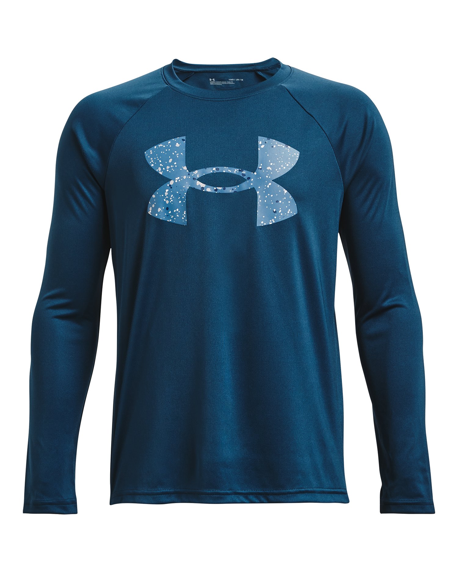 Boys' UA Tech Logo Fill Long Sleeve 17