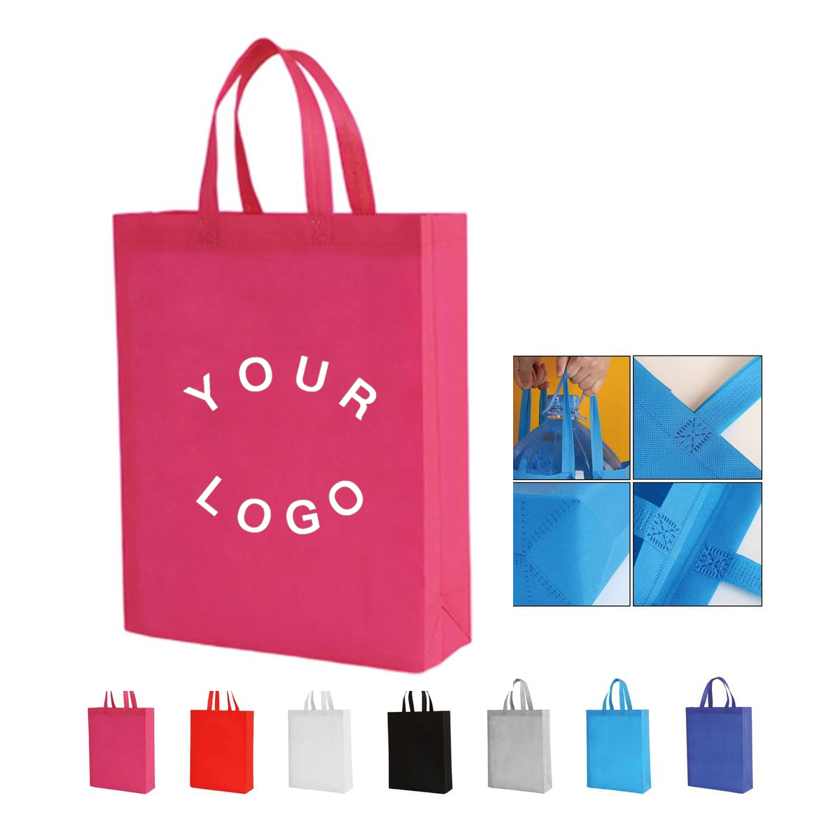 Foldable Non Woven Shopping Bag Lightweight Design 3
